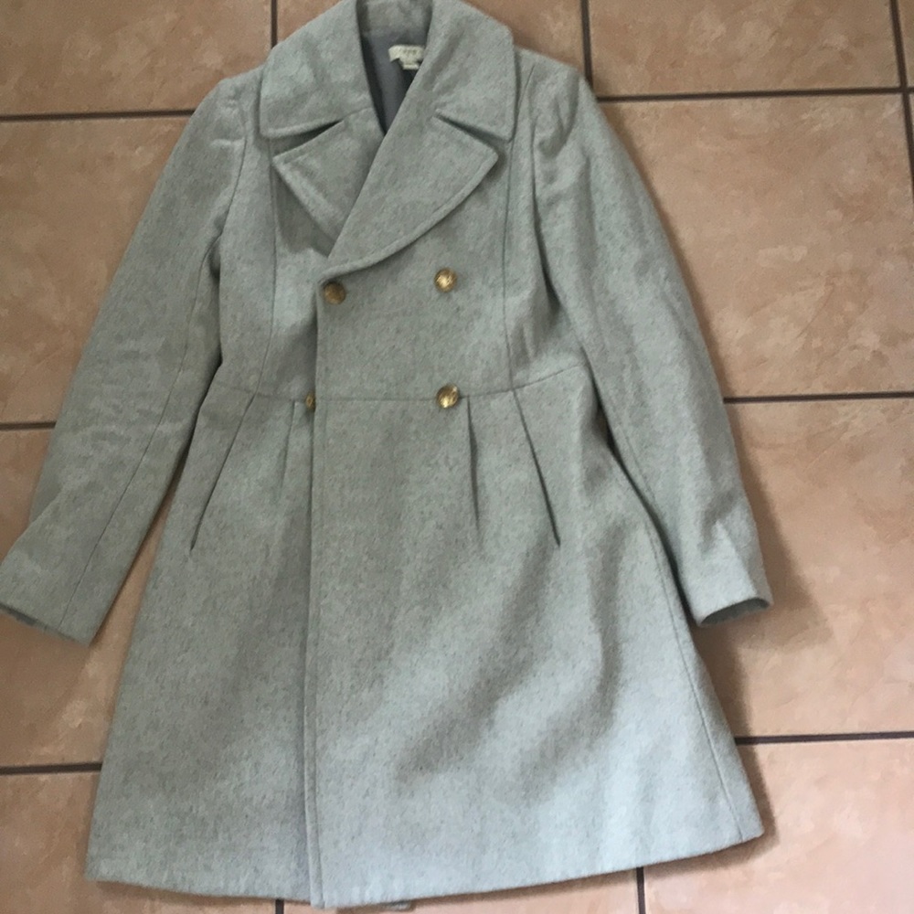 J.CREW women’s wool pea coat size 0